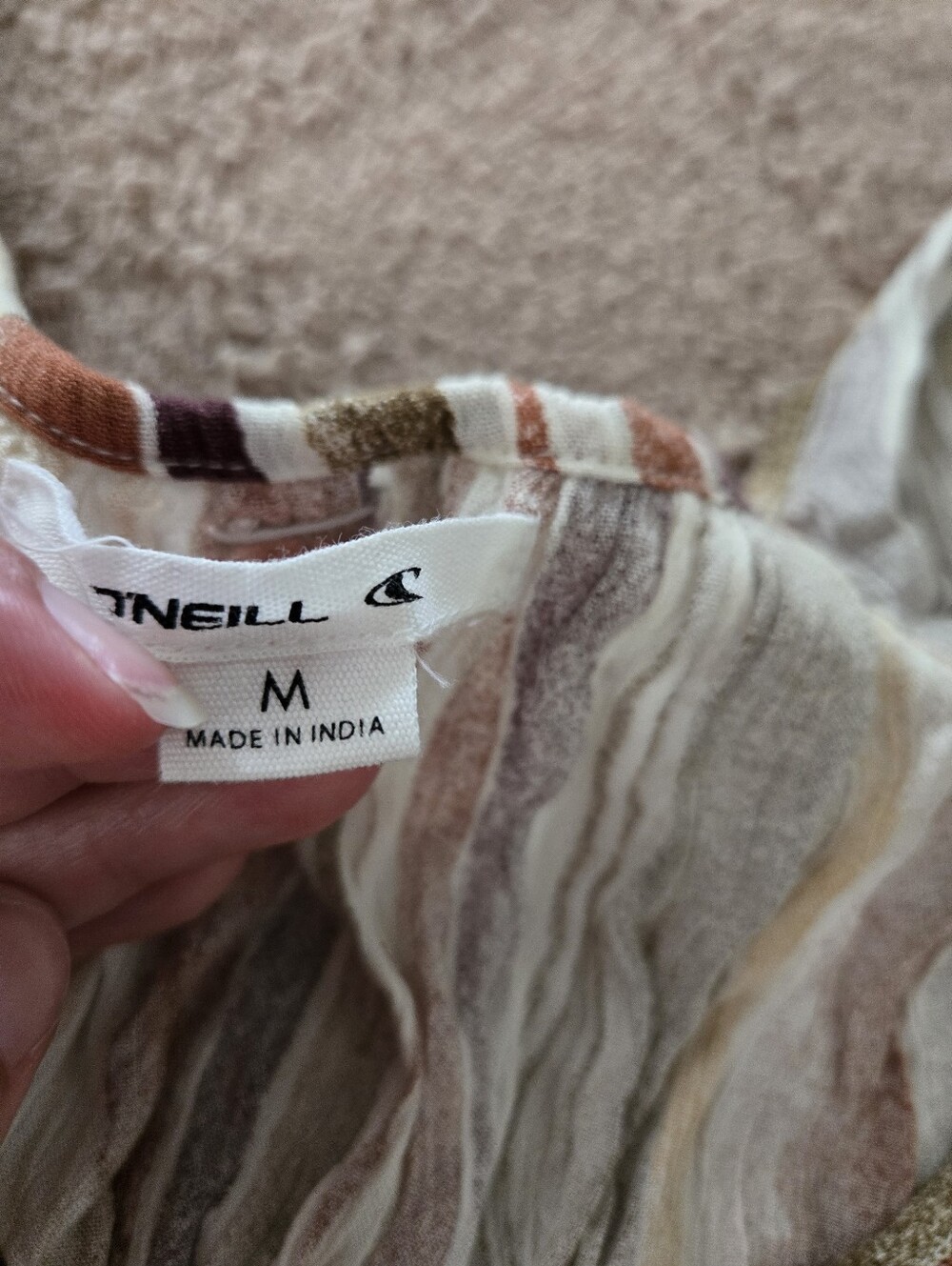 O'Neill Korie Neptune Striped Dress | Size M - Picture 8 of 9